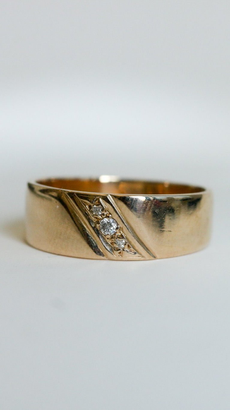 Argolla Matrimonial de Oro Amarillo 14k