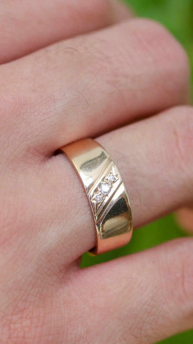 Argolla Matrimonial de Oro Amarillo 14k