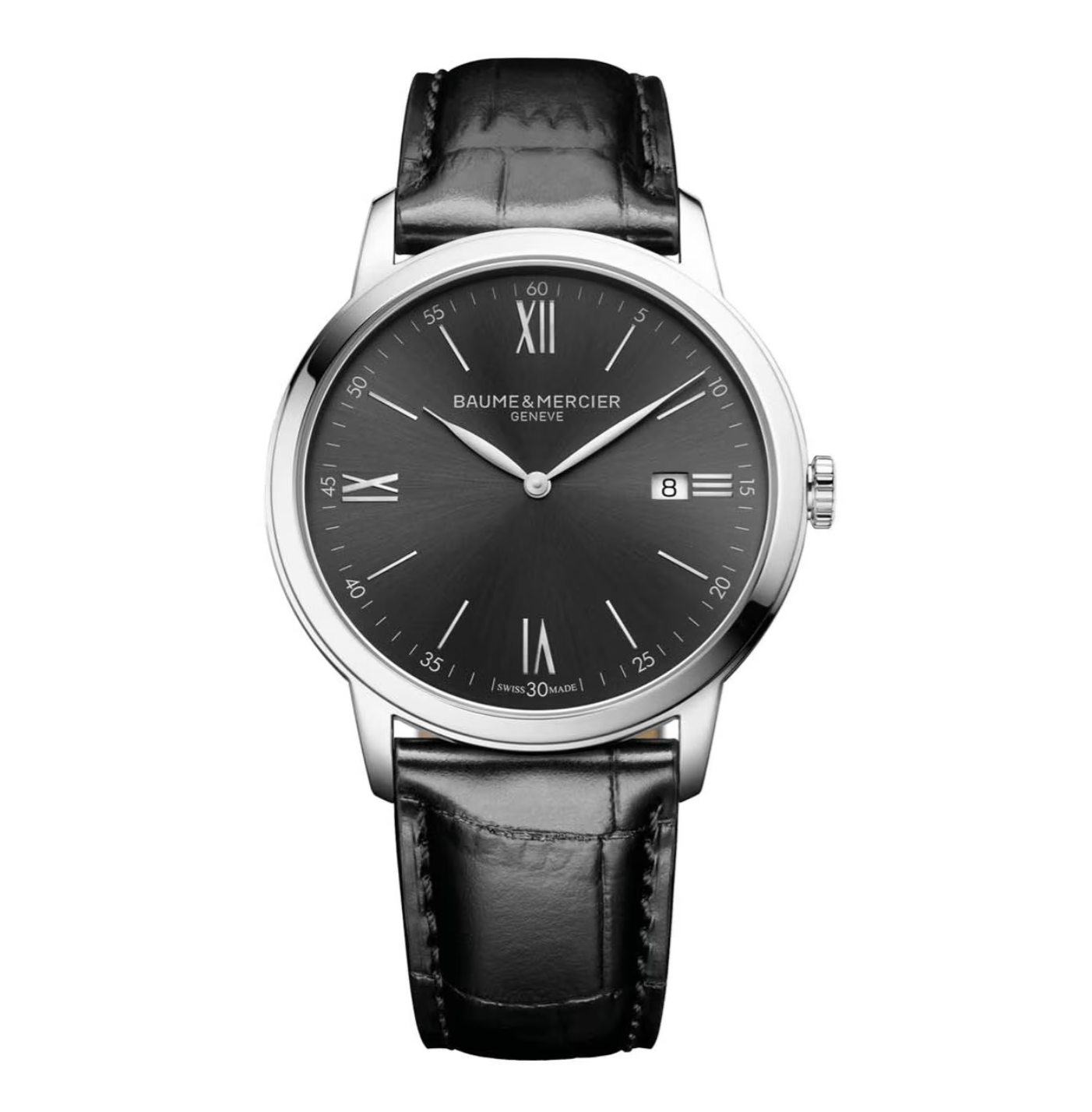 Reloj Baum & Mercier Classima con Strap de Piel Negra